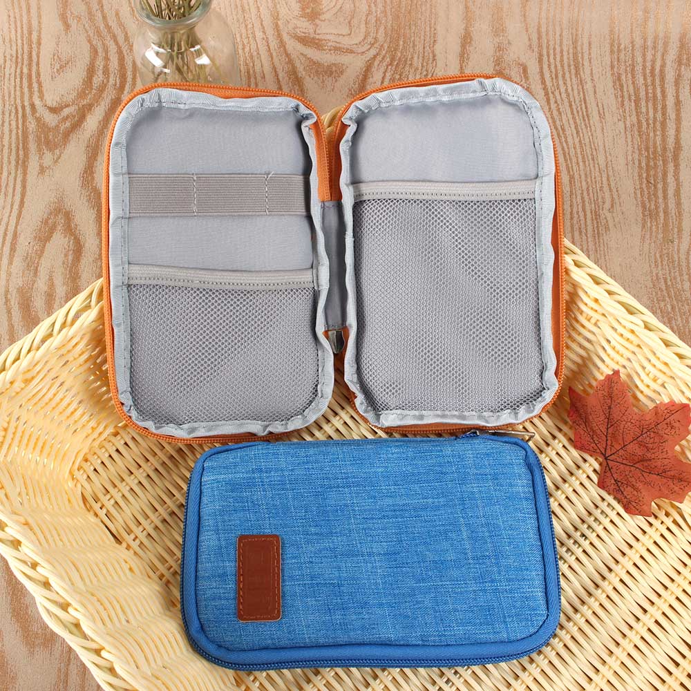 Travel Accessories Bag Case Digital Gadget Device Mobile Phone USB Cable Charge Organizer Bank Creadit Card Storage Pouch