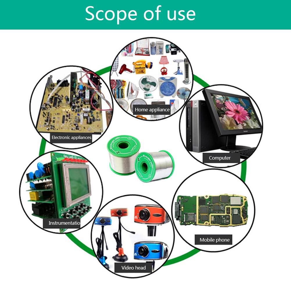 Cable de soldadura sin plomo Sn99 Ag0.3 Cu0.7 Cable de soldadura con núcleo de colofonia Manual o hierro para soldar automático accesorios de soldadura
