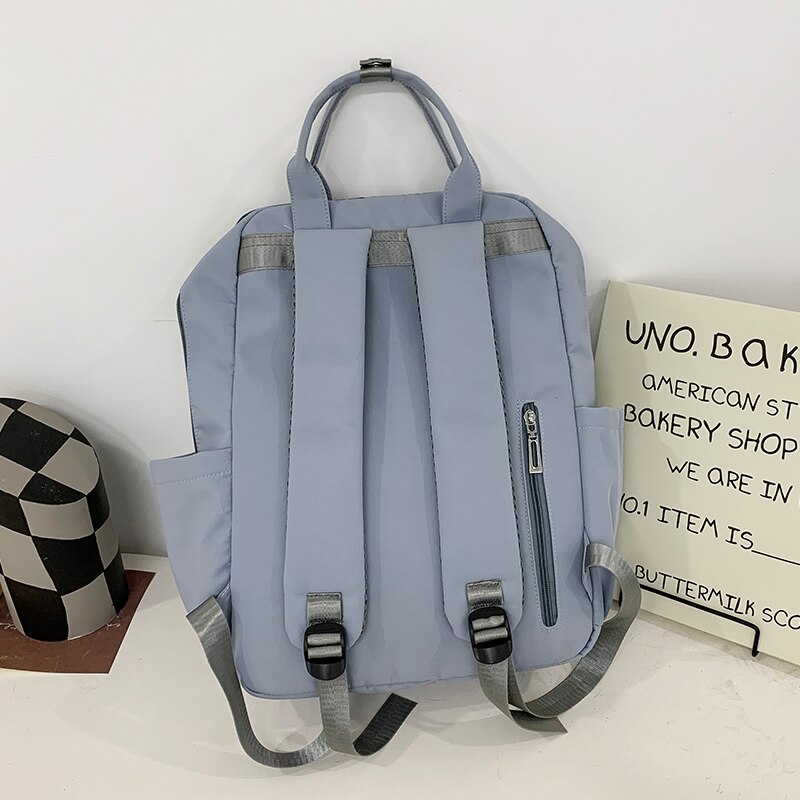 Mochila escolar con asa larga para chica joven, bolsa de libros para estudiantes, adolescentes, mujeres, universidad, novedad de viaje informal, 2022