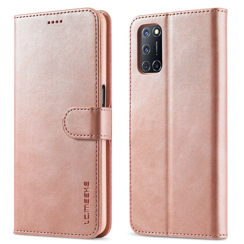Étui portefeuille en cuir à rabat pour OPPO Reno5 Pro, housse de luxe avec support et fente pour carte