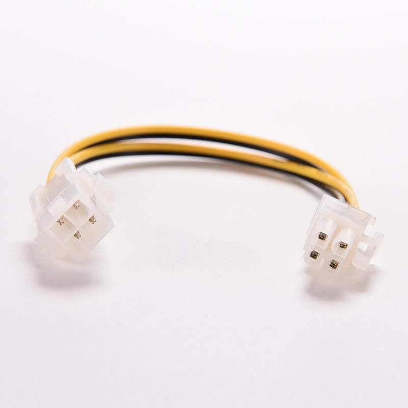 Verlengkabel Cord Connector Adapter 20Cm Cpu Power Cable 8 &quot;Inch Atx 4 Pin Male Naar 4Pin Vrouwelijke pc Cpu Voeding