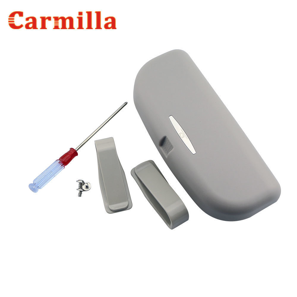 Car Sunglasses Holder Glasses Case Cage Storage Box for Mitsubishi Eclipse Cross Outlander 3 ASX Lancer 9 10 Pajero Sport I200