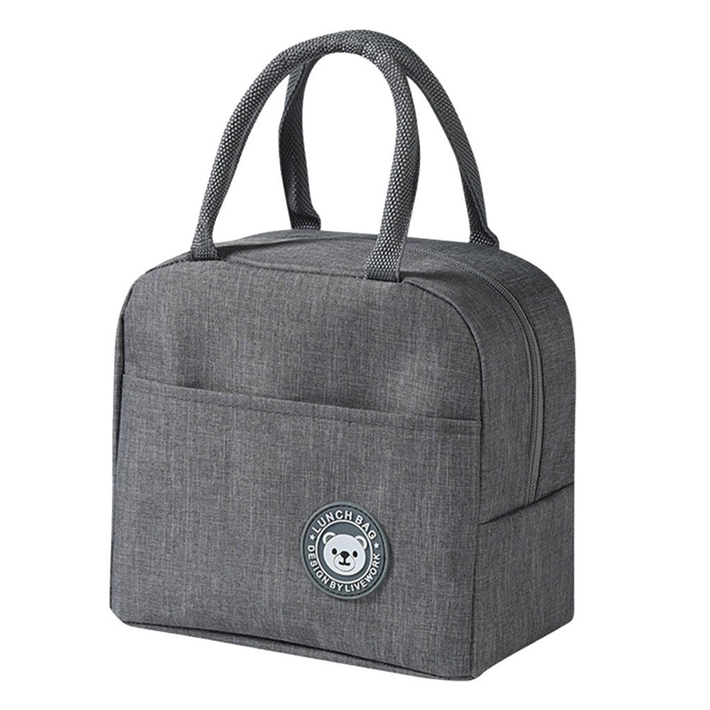 Vrouwen Lunch Voedsel Box Zak Geïsoleerde Thermische Voedsel Picknick Lunch Tassen Voor Vrouwen Kids Mannen Cooler Tote Lancheira: B