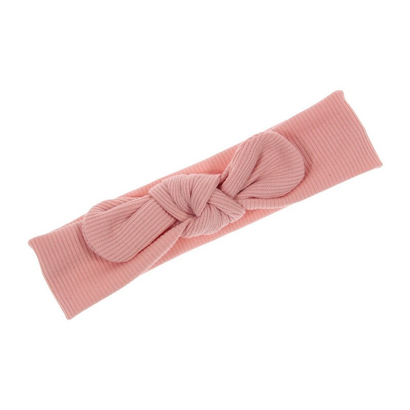 Novo algodão macio malha bebê heaband bonito coelho orelha elástico hairband bebê menina headbands bebê acessórios para o cabelo recém-nascido faixa de cabelo