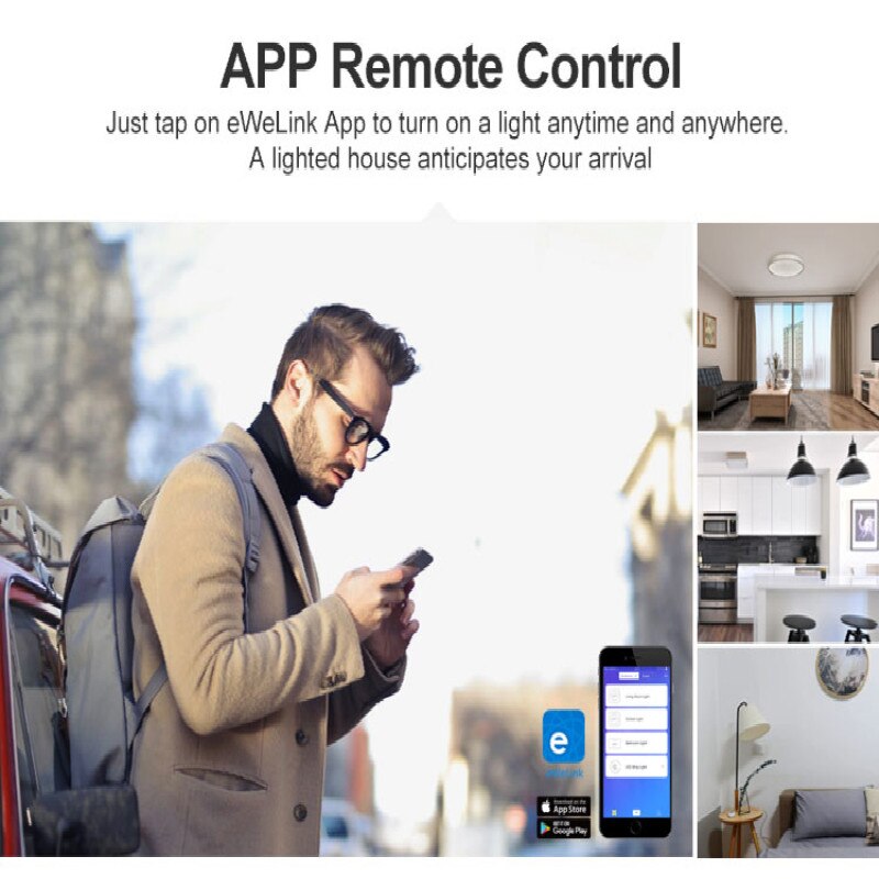 SONOFF BASIC R3 Smart ON/OFF WiFi commutateur prise en charge APP/LAN/commande vocale bricolage fonctionne avec Alexa Google Home 1/3/5 pièces