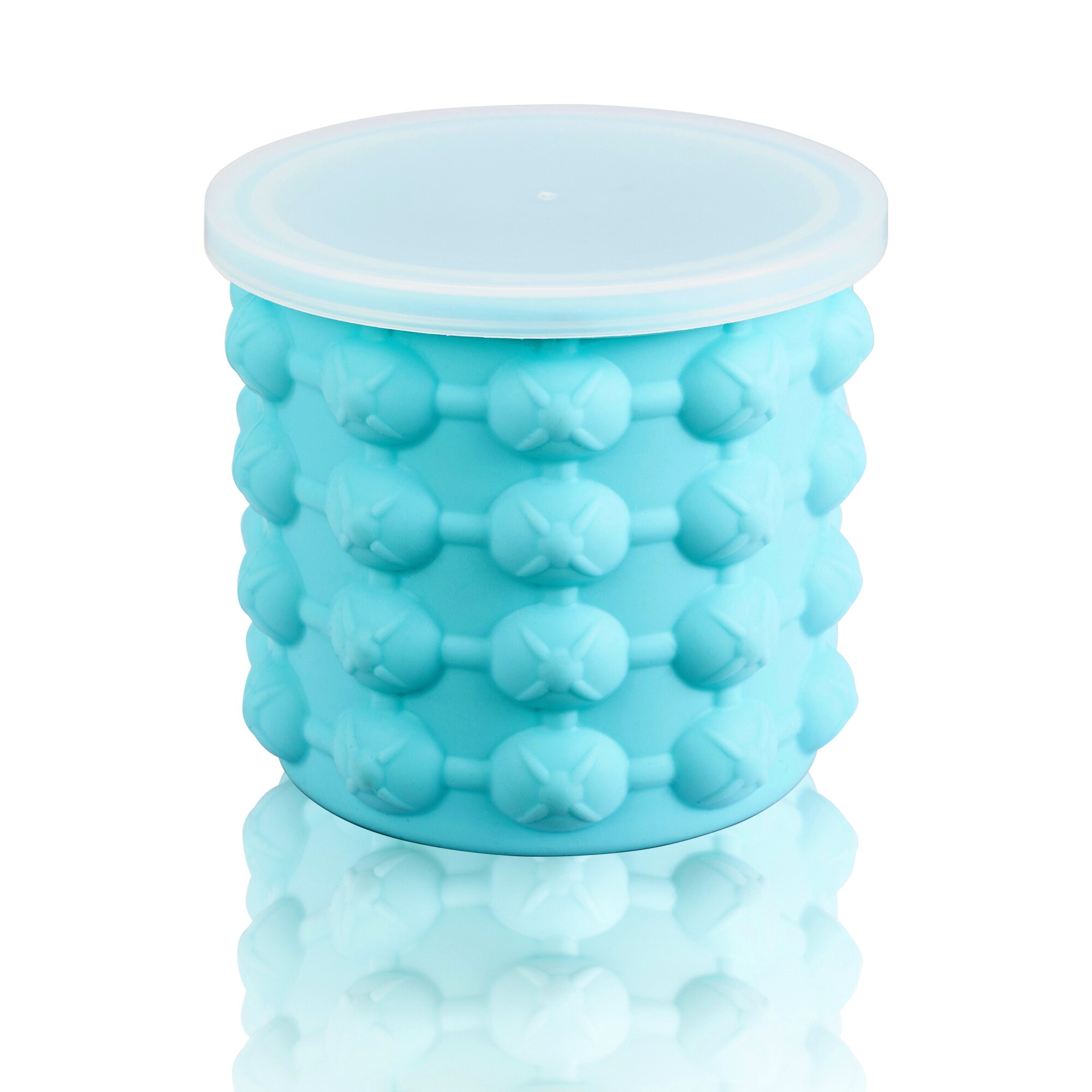 Silicone Ice Maker Fast Cold Ice Bucket Whiskey Wine Ice Cooler Beer Freeze Barrel Cabinet Space Saving Kitchen Ice Making Tools: 600ml Small