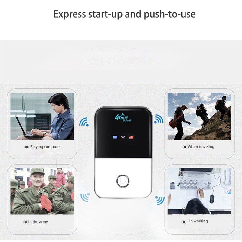 MF925-1 de bolsillo WiFi 4G CAT3, enrutador móvil LTE MIFI, Wifi portátil con ranura para tarjeta Sim para viaje y oficina