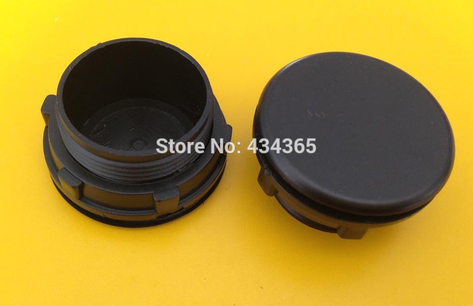 5pcs 30mm mount hole grey/Black plastic push button switch panel plug cap