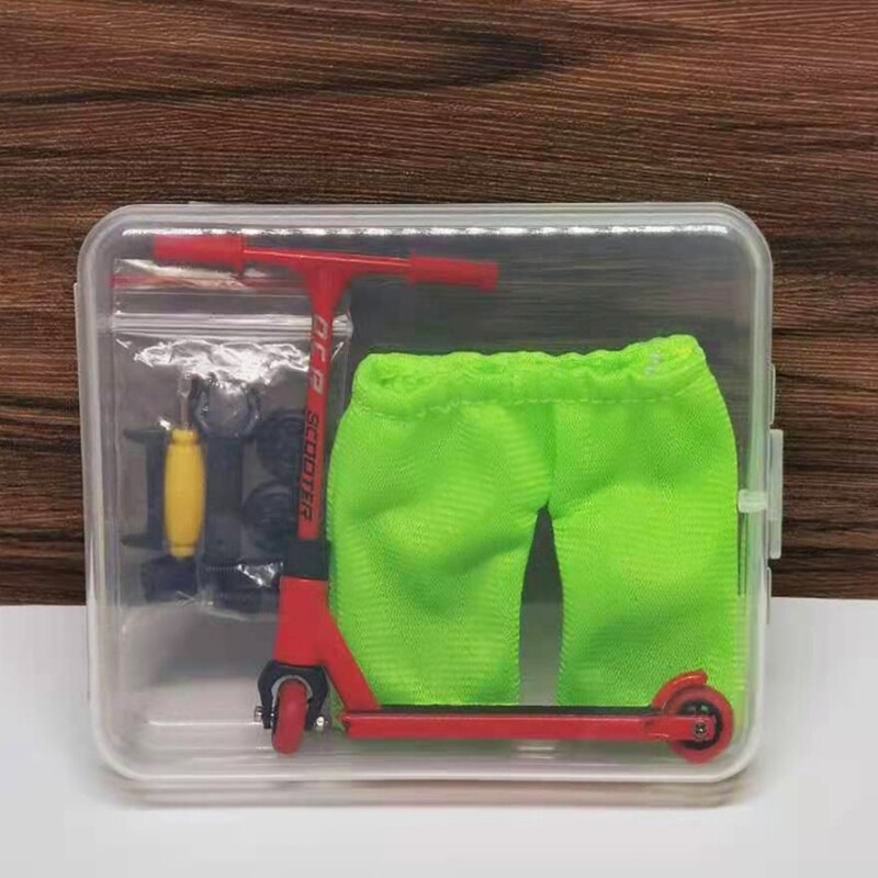 Mini trottinette à doigt, jouet interactif, Gadget, activité sensorielle, pour les tout-petits, Kit de Skateboard, lot de 10 pièces