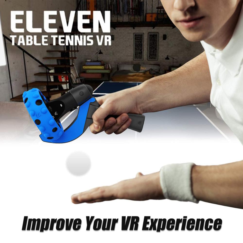 Tafeltennis Paddle Grip Handvat, links & Rechts Handvat Siliconen Beschermhoes Ringen Voor Oculus Quest Of Rift S Touch Controller