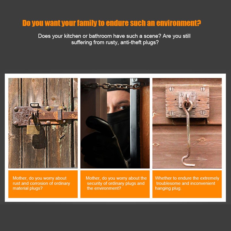 Stainless Steel Door Bolts Latch Sliding Door Lock Slide Bolts for Internal Doors _WK