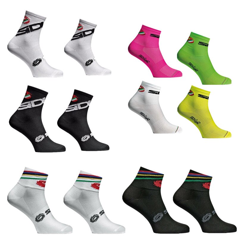 Cycling Socks Sports Breathable Deodorant Men Women Short Socks Calcetines Ciclismo