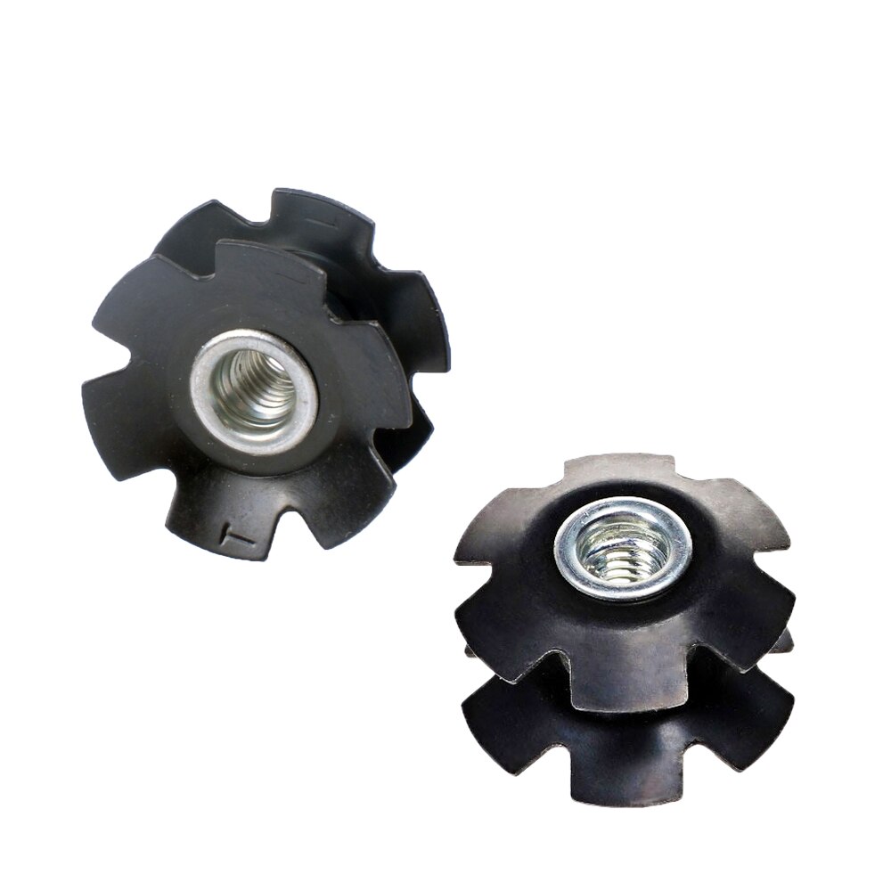 Widelec rowerowy rdzeń montażowy MTB sterować rura zestaw słuchawkowy śrubin mocujące z kołnierzem gwiazda orzechy dla 1-1/8 "28.6mm Steerer bezgwintowy widelec