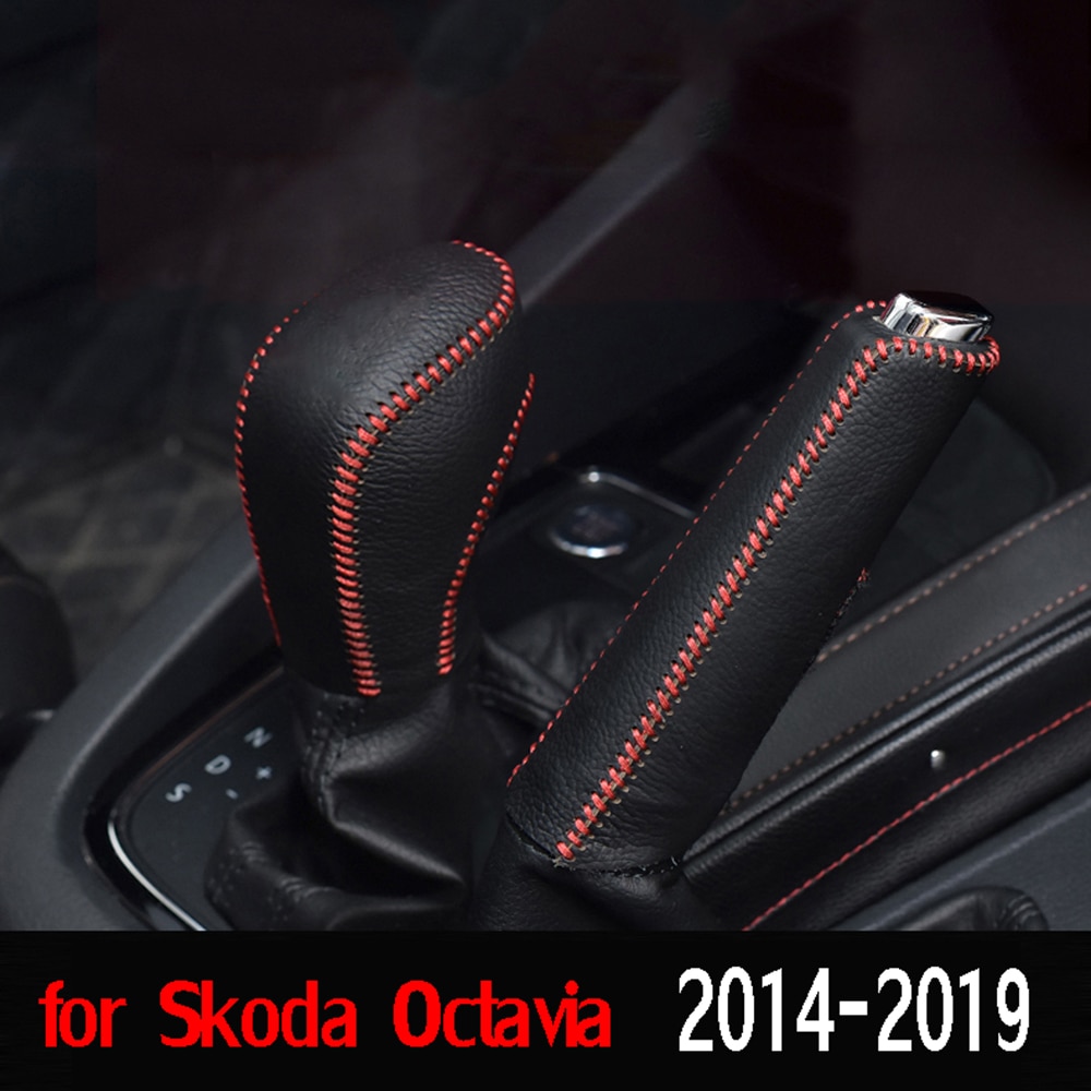 Housse en cuir de style de voiture pour Skoda Octa – Grandado