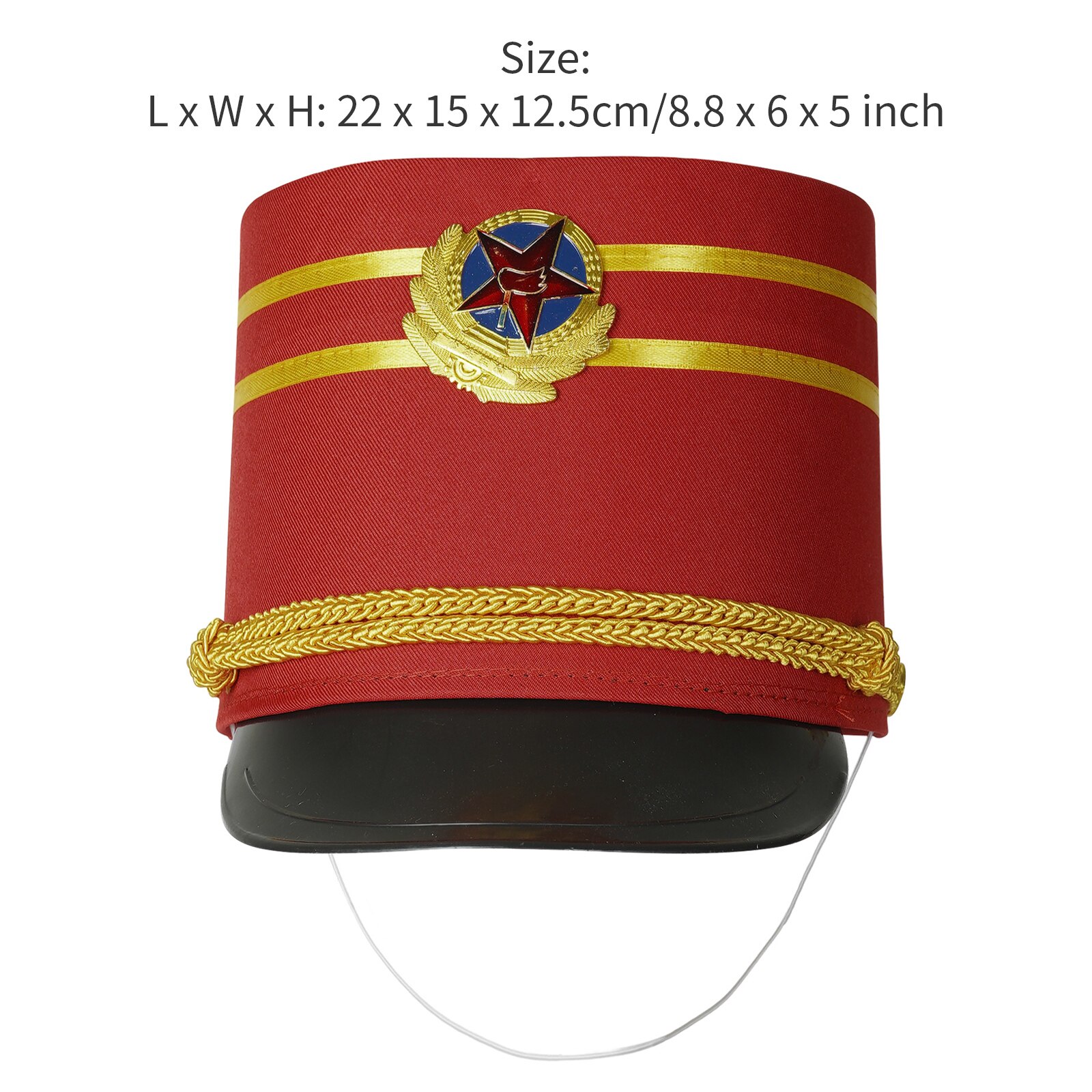 Sombrero con banda de tambor para niños, gorros con contraste de Color para escenario, espectáculo, Cosplay
