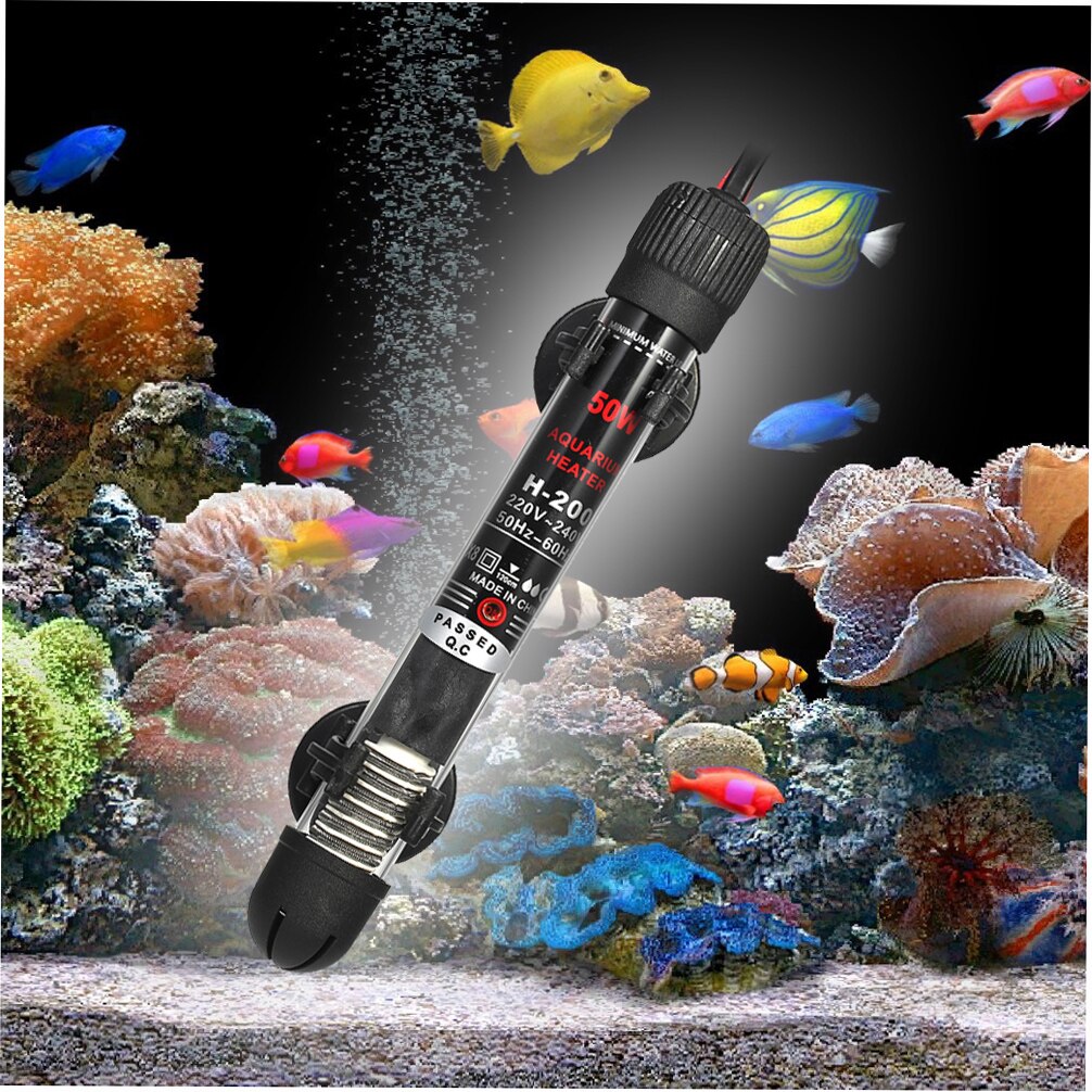 100W Aquarium Verwarmingselement Automatische Eu Plug Hoge Temperatuur Weerstand Waterdichte Vis Tanks Dompelpompen Heater Rod 220V-240V