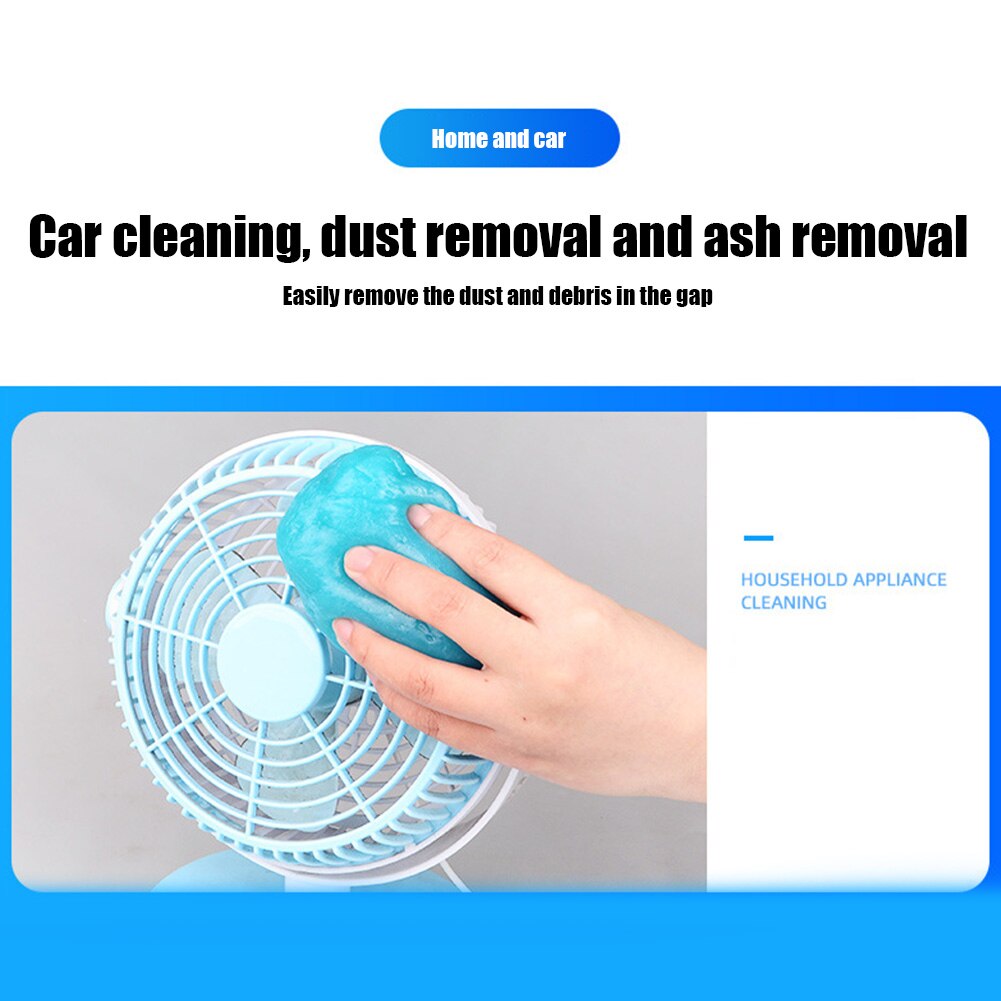 Car Interior Cleaning Gel Cleaner Dust Removal Gel Mud Home Computer Keyboard Cleaning Tool Safe And Non-Toxic