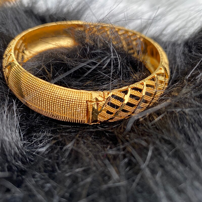 1Pcs Ethiopische Gouden Armband En Armbanden Voor Vrouwen/Mannen Gouden Kleur Dubai Armbanden Afrika Hand Chain Sieraden Ethiopische/Arabische