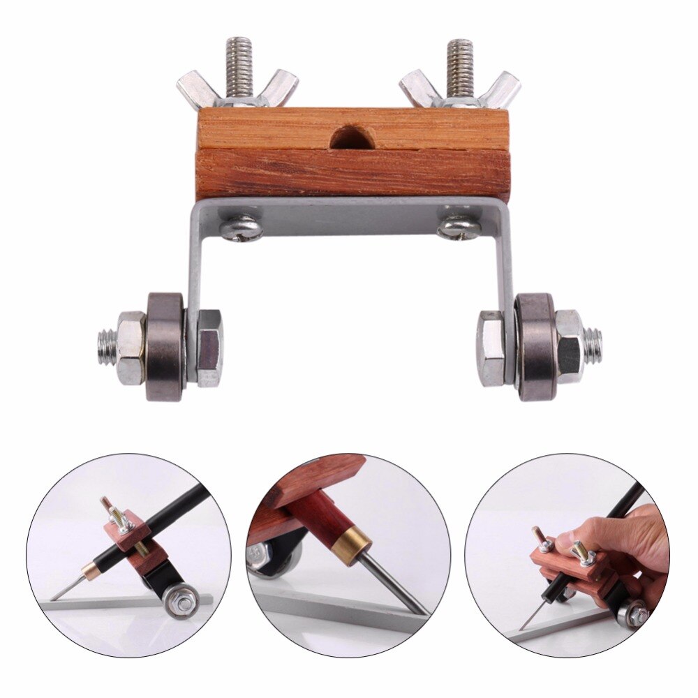 EECOO Honing Guide Chisel Edge Sharpening Graver Tools for Woodworking Carving Knives Sharpener