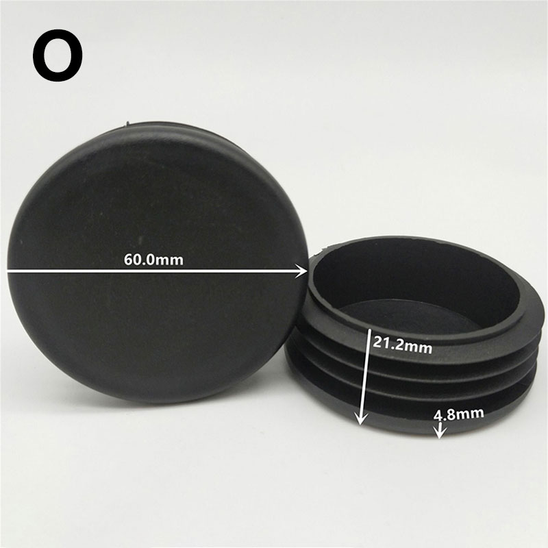10Pcs Round Tube Plugs Pipe Insert End Caps Floor Protectors Furniture Feet Pads: O