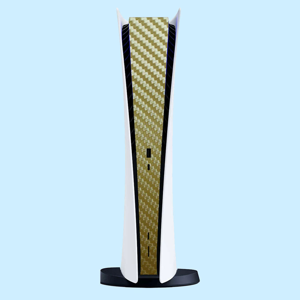 1 Stuk Voor Ps5 Middelste Zijbescherming Sticker Voor Playstation 5 Ps5 Spelcomputer Skin Stickers Sticker Cover Beschermende Film: green