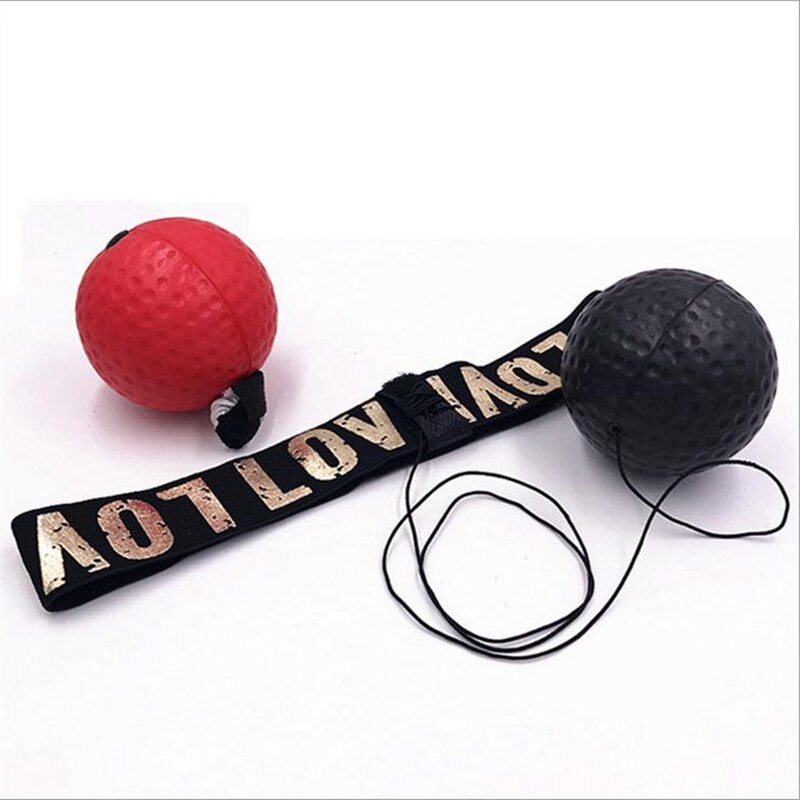 Bola de socos para boxe com reflexo e velocidade, bola para treinamento de reação para boxe sanda muay thai treinamento de mão e olho reação força