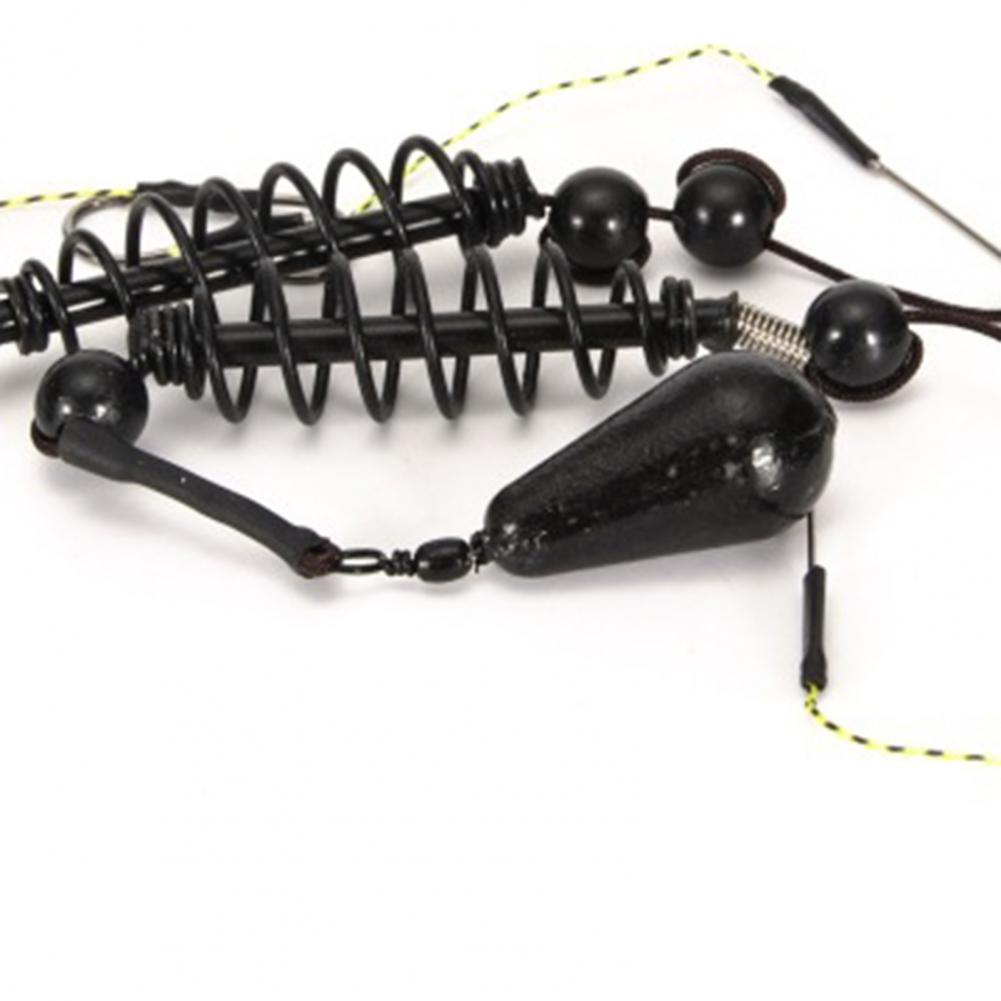 1pc String Hook Lightweight Durable Fishing Spring Carp Feeder Fishing Feeder Baitholder for Outdoor Fishing Tackle Accessories