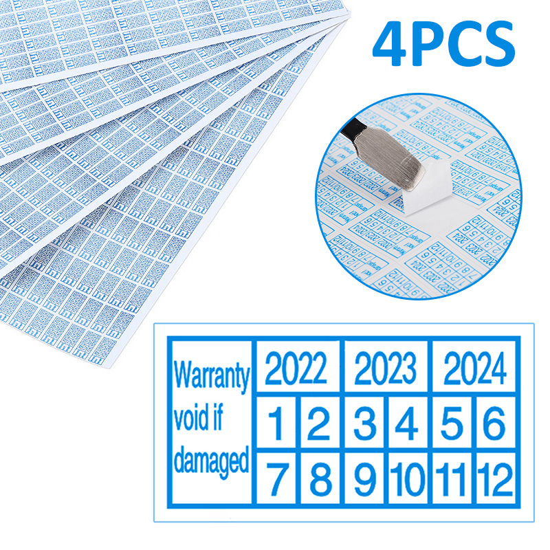 600pcs Shredded Paper Stickers Warranty Void If Damaged Protection Security Labels Sticker Seal for LCD Screens Mayitr