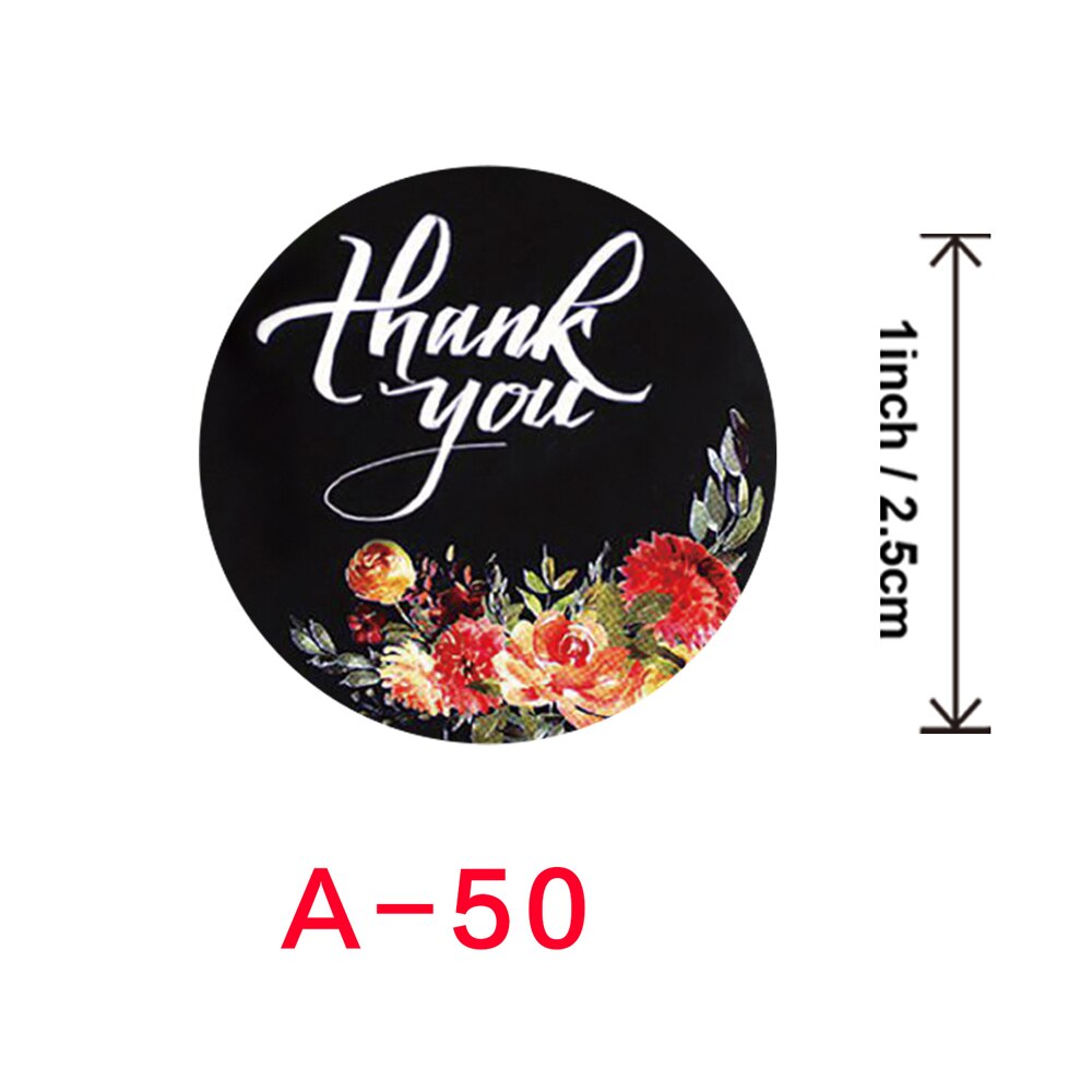 Voedsel Verpakking Stickers Home Verpakking Decoratie Seal Sticker Voor Bakken Bruiloft Decoratie Sticker Label: A-50