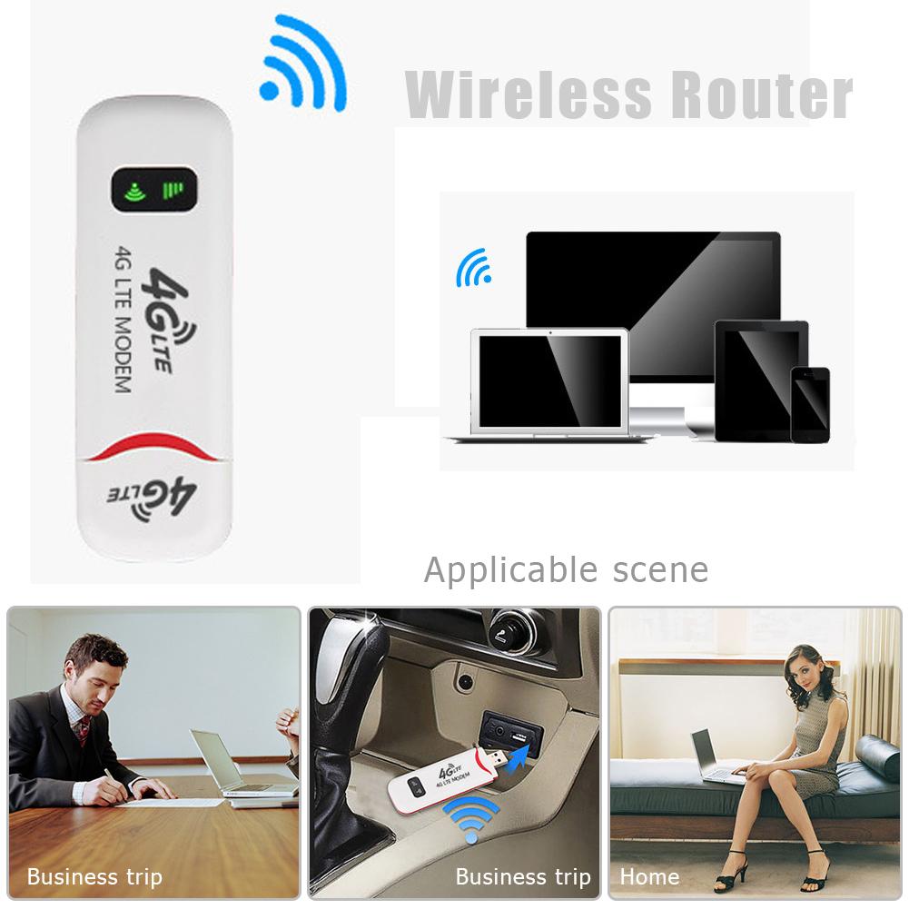 Przenośny wzmacniacz rutera, 4G/3G USB Wifi 100Mbps bezprzewodowy wzmacniacz sygnału wsparcie wielopasmowe FDD-LTE B1 B3 B7 B8 B20