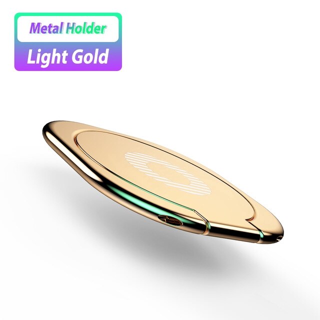 Uniwersalny metalowy uchwyt na telefon Ring Finger Adhesive telefon komórkowy stojak na biurko 360 obrotowy do Samsung A51 iPhone Xiaomi Google: 02 Gold