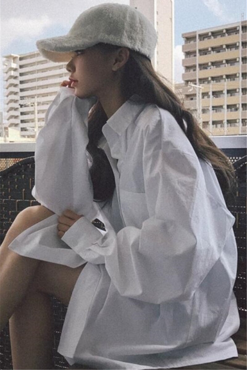 SuperAen en Najaar Overhemd Vrouwelijke Koreaanse Stijl Katoen Casual Blouses en Tops Vrouwen Mode Vrouwen Kleding