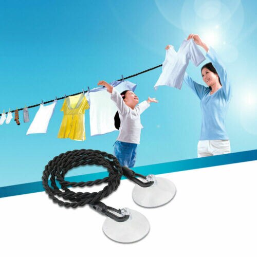 1Pcs Clothes Line Portable Travel Camping Clothesline Washing Clothes Line Rope Washing Hanger