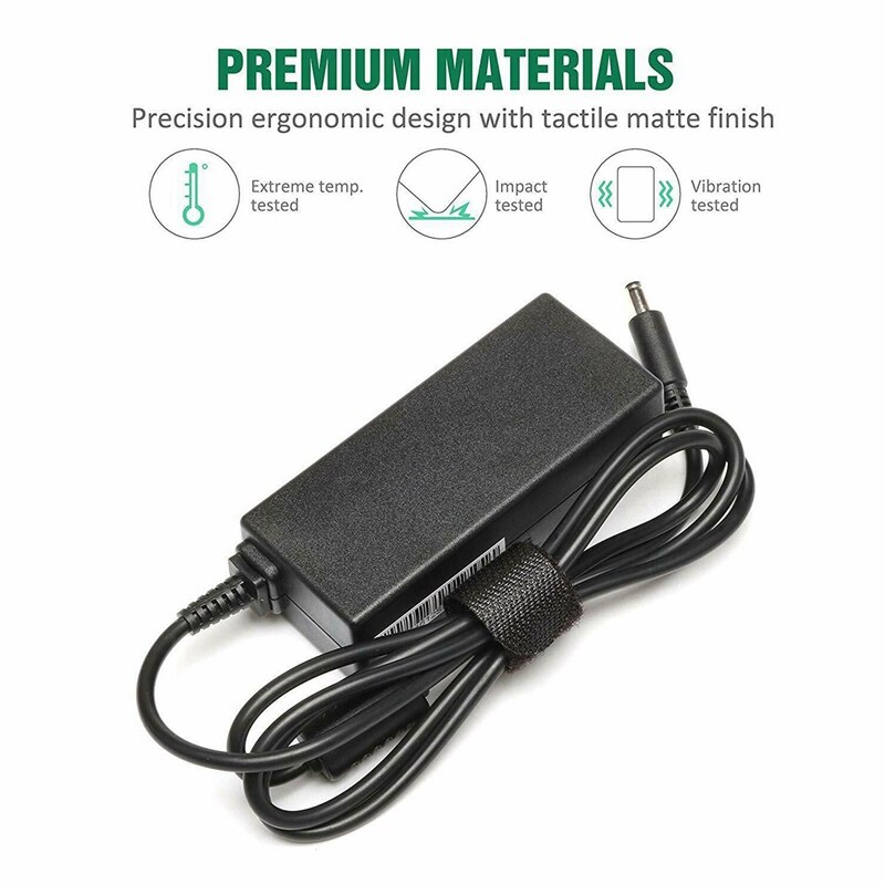 Laptop Charger 45W 19.5V 2.31A Power Supply AC Adapter for Dell Inspiron 15 5000 5555 5558 5559 3552, US Plug