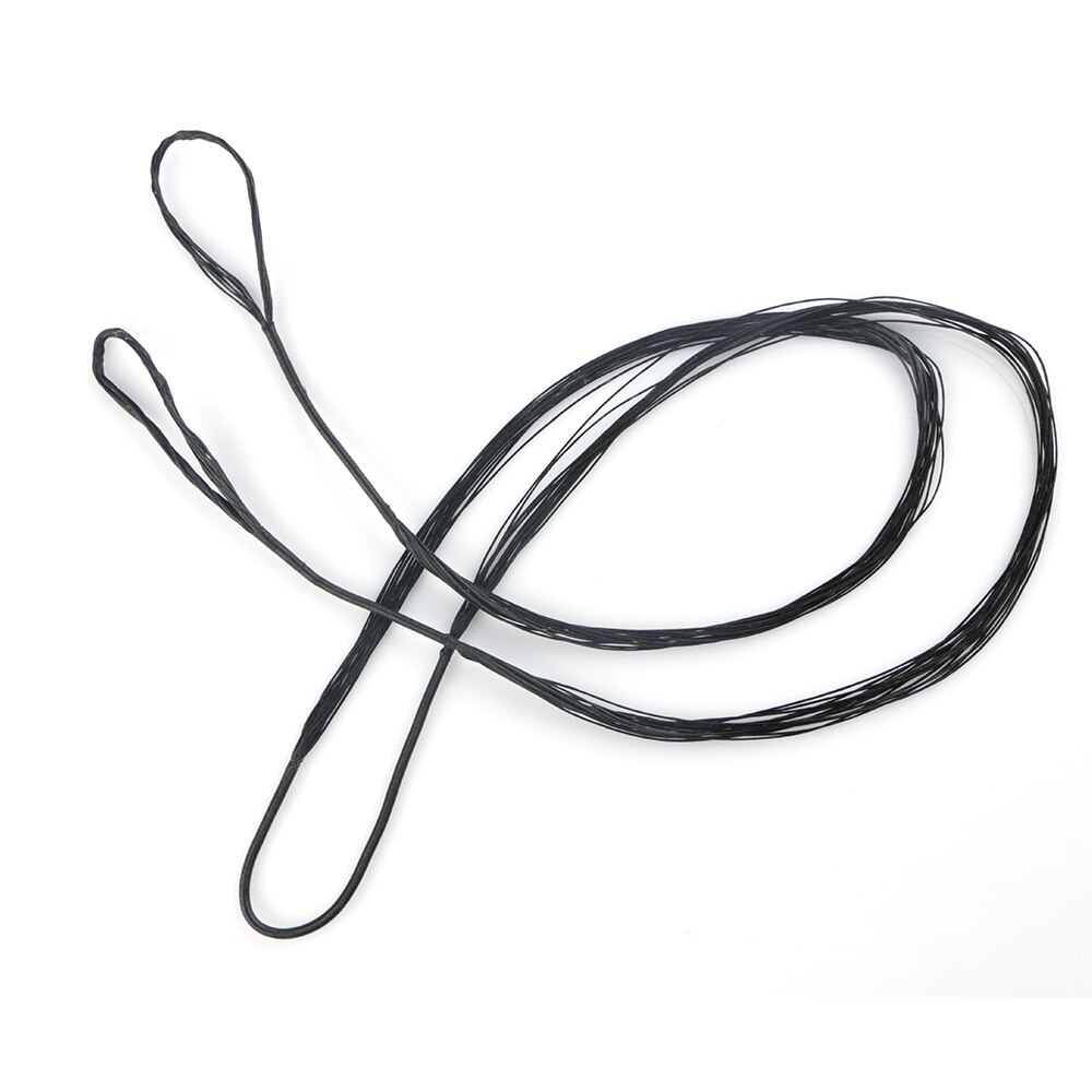 Recambio de cuerda de arco tradicional y recurvo, 44-70 pulgadas, todos los tamaños de longitud, negro, 1 unidad