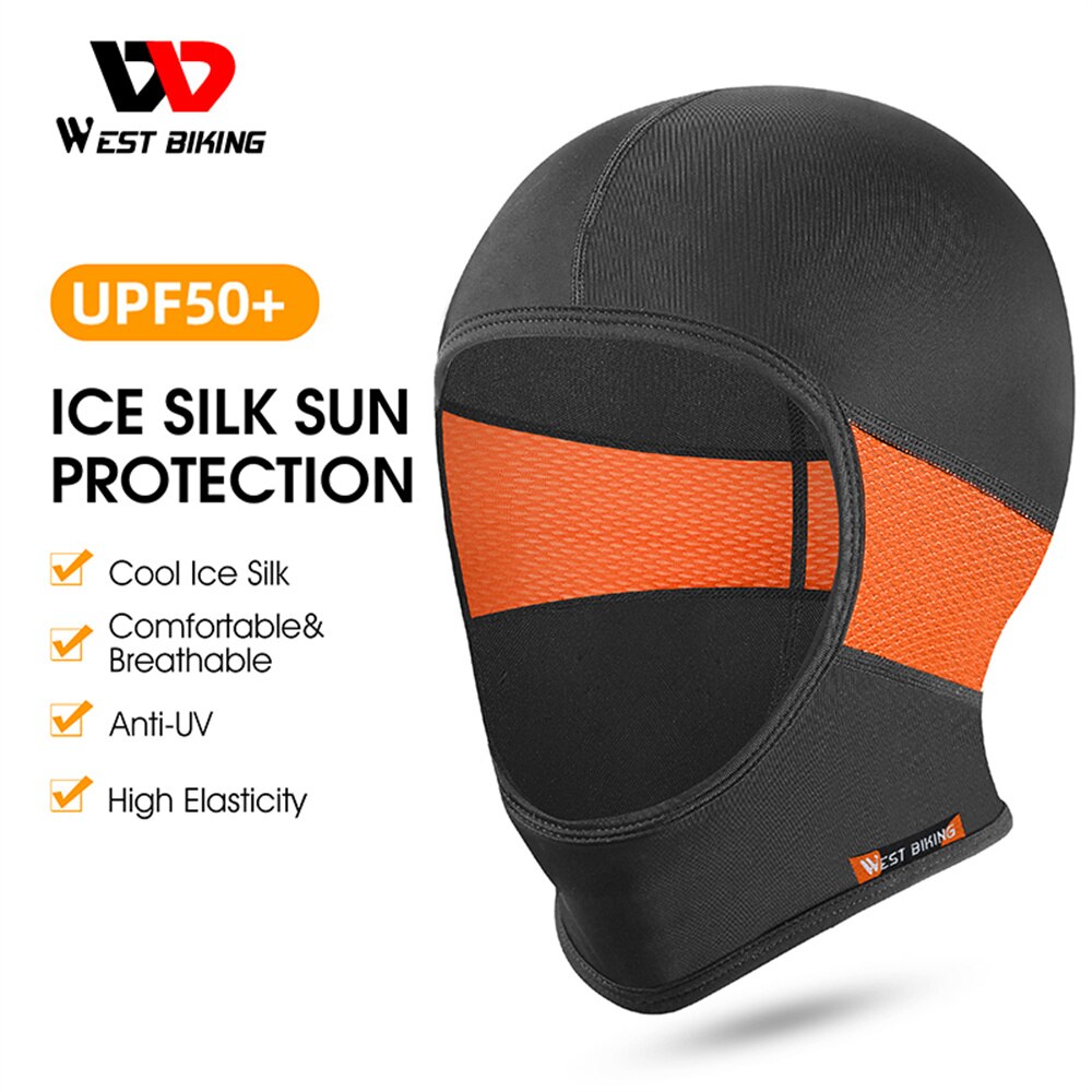 Summer Riding Hood Ice Silk Breathable Outdoor Fishing Sunscreen Face Mask Motorcycle Riding Hood