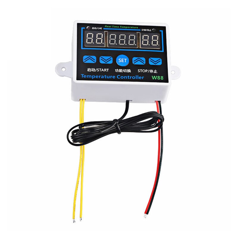 12V 220V LED Digital Temperature Controller Thermostat Thermoregulator Sensor Meter Incubator Fridge Heating Cooling