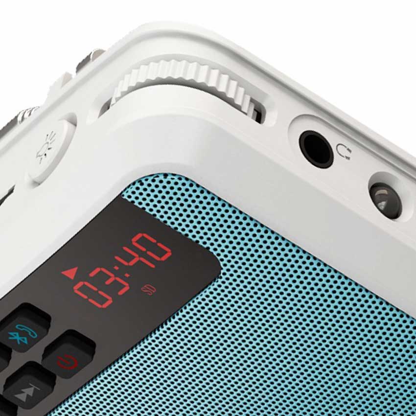 Card Radio Portable Mini Bluetooth Speakers Wireless Hands Free With FM Radio Support TF Card Play And Recorder And Flashlight