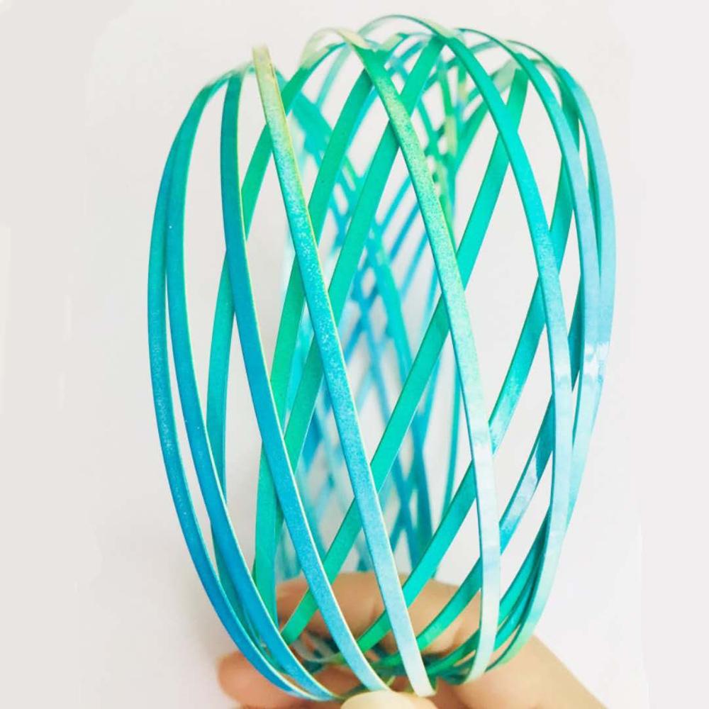 Magic Ring Toroflux Torofluxus Flowtoy Amazing Flow Rings Toys Kinetic Spring Toy Funny Outdoor Game Intelligent Toy Fidget