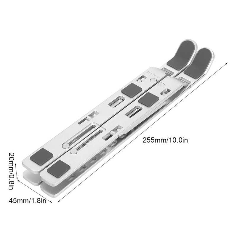 Adjustable Foldable Laptop Stand Aluminum Alloy Non-slip Computer Table Notebook Desk Cooling Holder