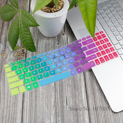 15.6&#39;&#39; Laptop Keyboard Cover Skin For Asus VivoBook Pro 15 N580G N580GD N580VD M580VD N580 M580 NX580VD YX570ZD YX570ud YX570: Rainbow