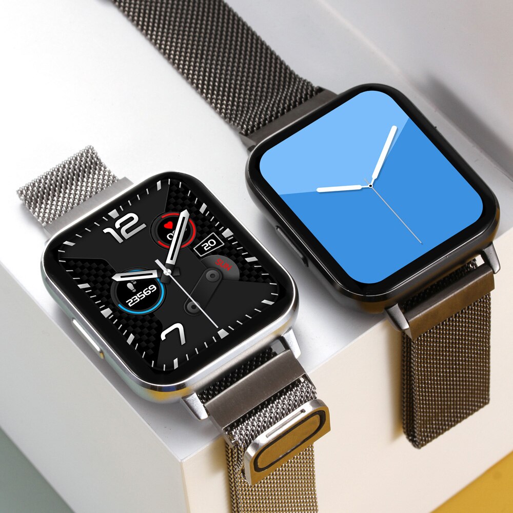 Ecg Slimme Horloge Mannen Hd Groot Scherm 24 Uur Hartslag Monitoring IP68 Waterdichte Vrouwen Smartwatch Voor Android ios