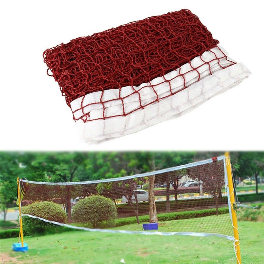 6.1X0.75M Standaard Badminton Net Fiber Draagbare Professionele Quickstart Volleybal Tennis Netto Voor Indoor Outdoor Sport Training