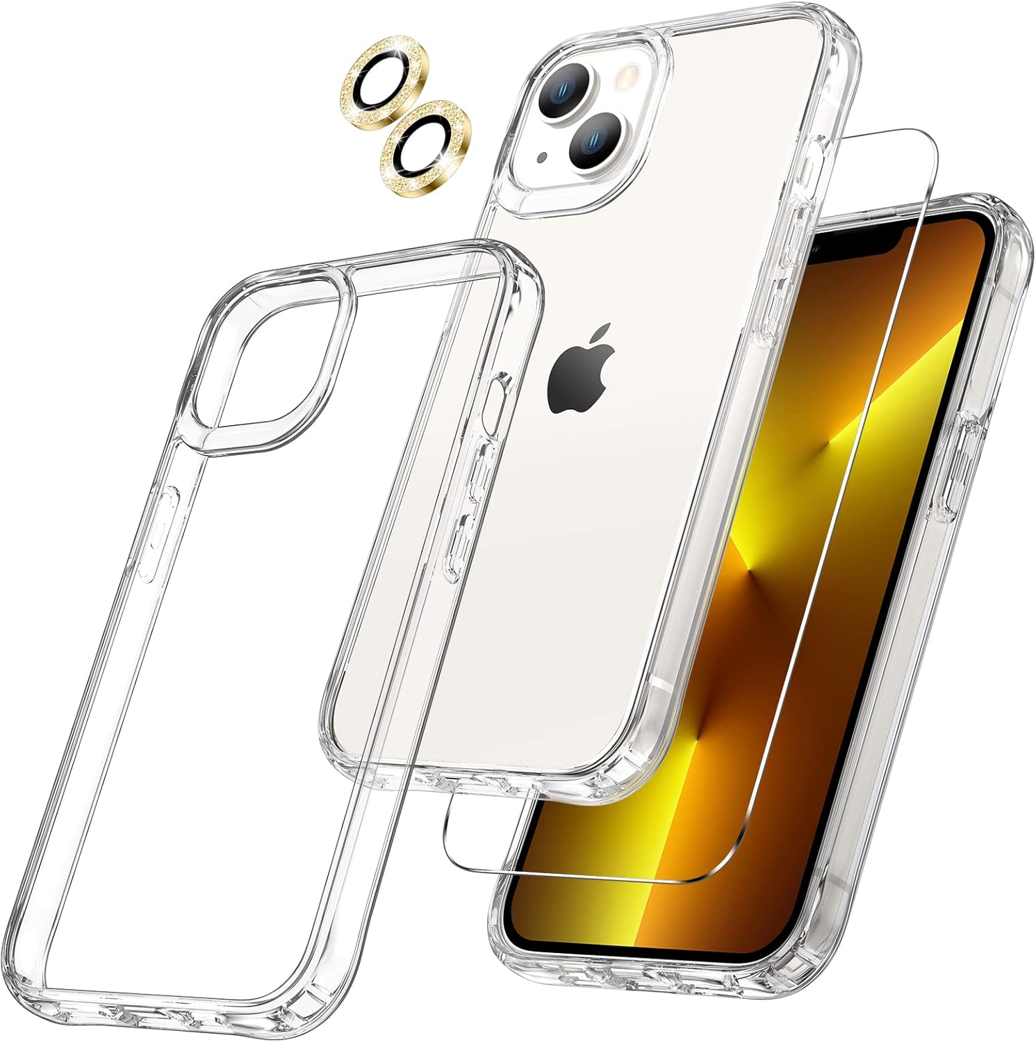 Przezroczyste etui na telefon iPhone 6 6S 7 8 11 12 13 14 SE X XR Xs Max 2020 2022 mini zawodowiec plus TPU Silikonowe Plecki
