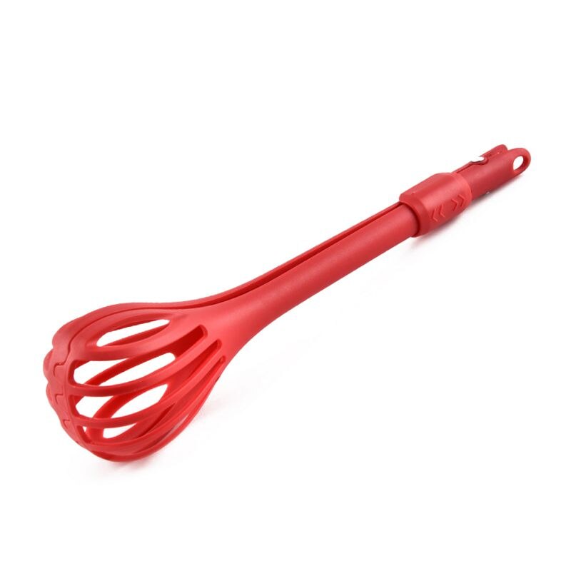 Egg Beater Plastic Spaghetti Noodle Clip Egg Beater Eggs Clip Salad Mixer Anti-Scalding Food Clip Eggs Clips Home Kitchen Supply: Red