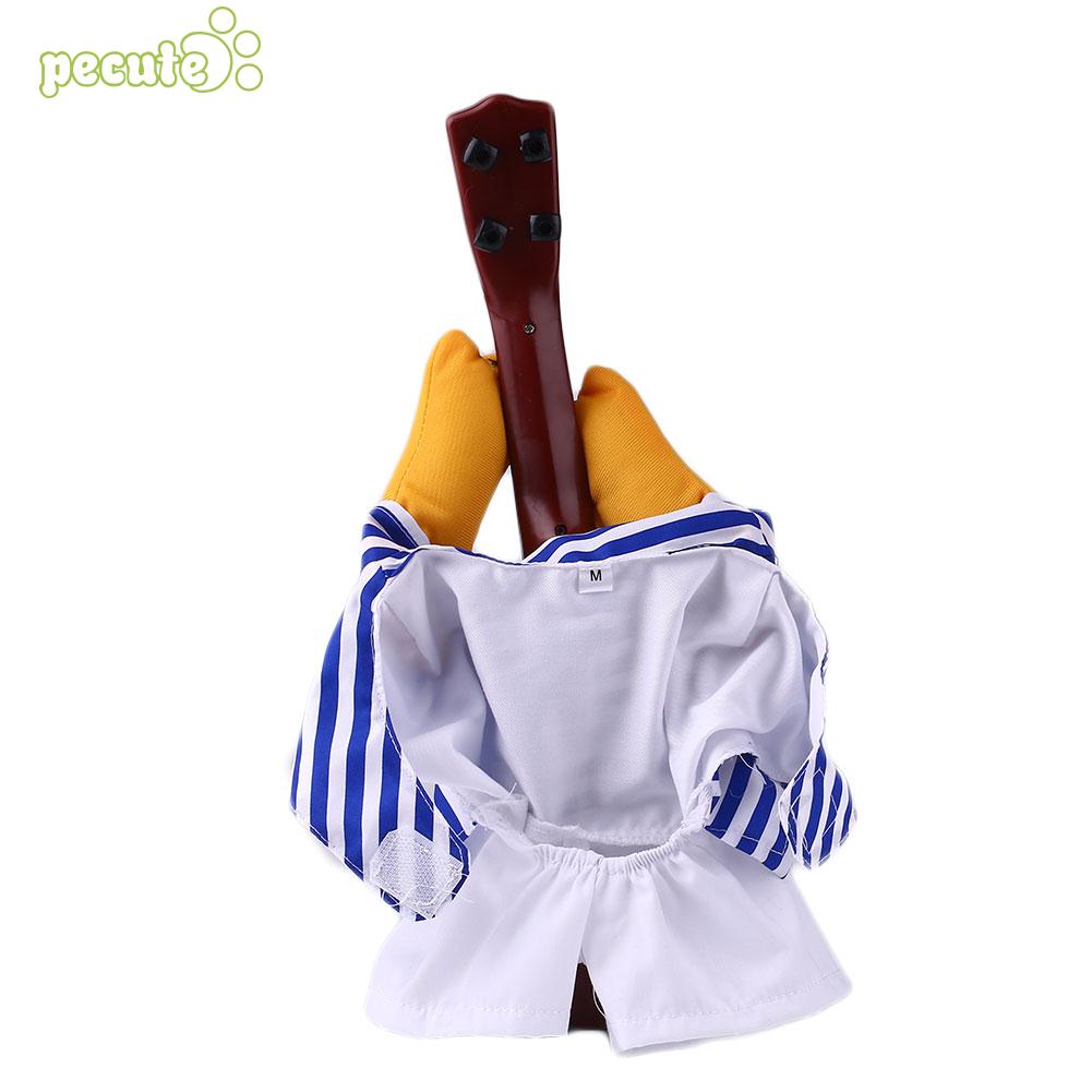 Costume de guitare drôle pour chien, déguisement de fête, pour chien, décoration de noël pour animal de compagnie, vêtement de chanteur