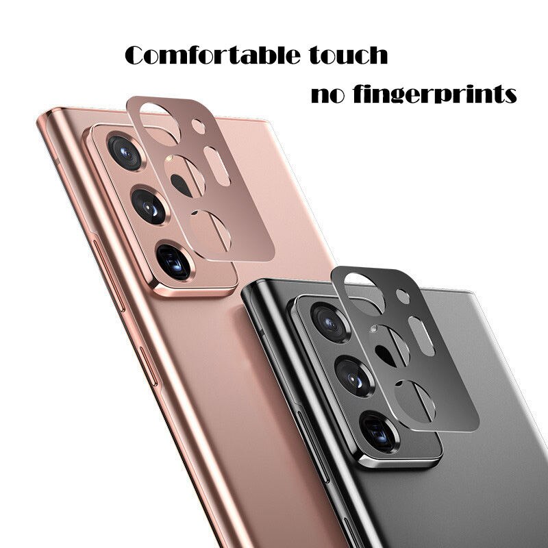 2in1 Back Camera Lens Beschermende Metalen Ring Case Voor Samsung Galaxy S21 Ultra Plus Note 20 Note20 5G Terug screen Protector Cover