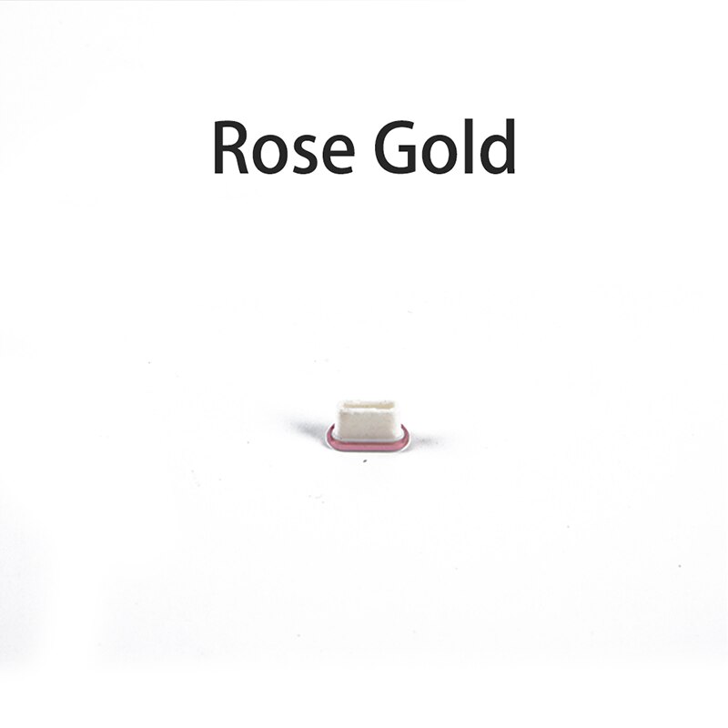 Protezione anti-polvere della copertura della porta USB delle colonna vertebrale con la copertura di USB-C tappi anti-polvere Pluggy: rosa oro