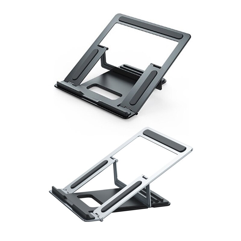 Xx9a verstellbare laptopständer mit kühlfunktion, rutschfester handyauflage, faltbarer erhöhung und faltbarem kühlgestell für ipads und tablets