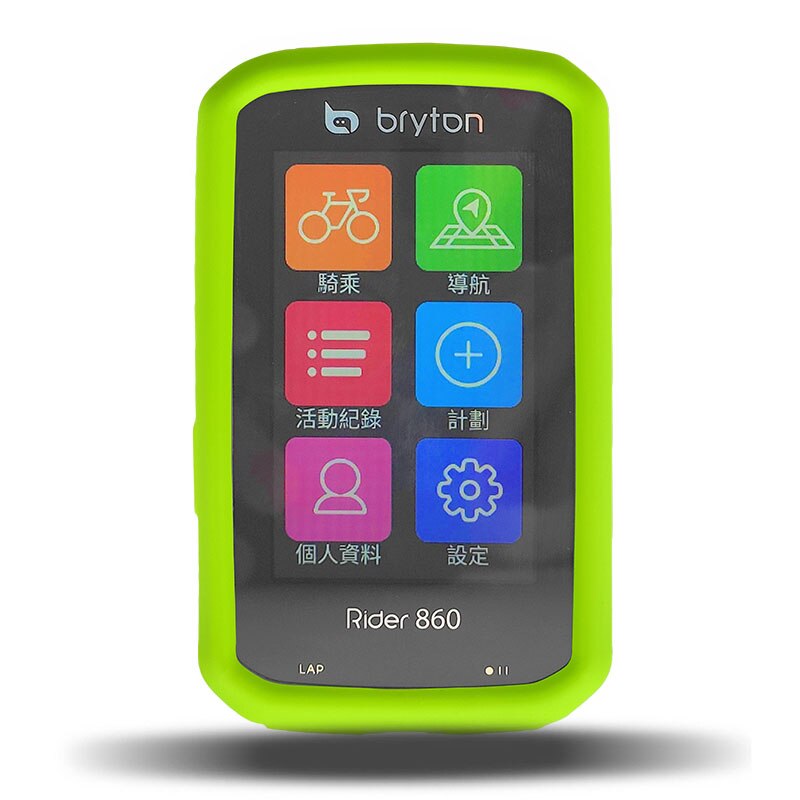 Funda genérica de Gel para bicicleta, cubierta protectora de pantalla para Bryton Rider 860, GPS, R860, Bryton Rider 860: Green